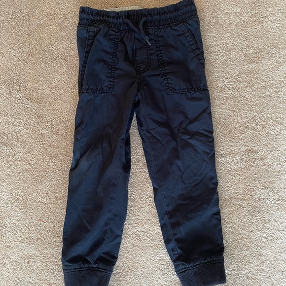 Osh kosh B’gosh lined navy blue pants size 4 kids - Picture 1 of 4